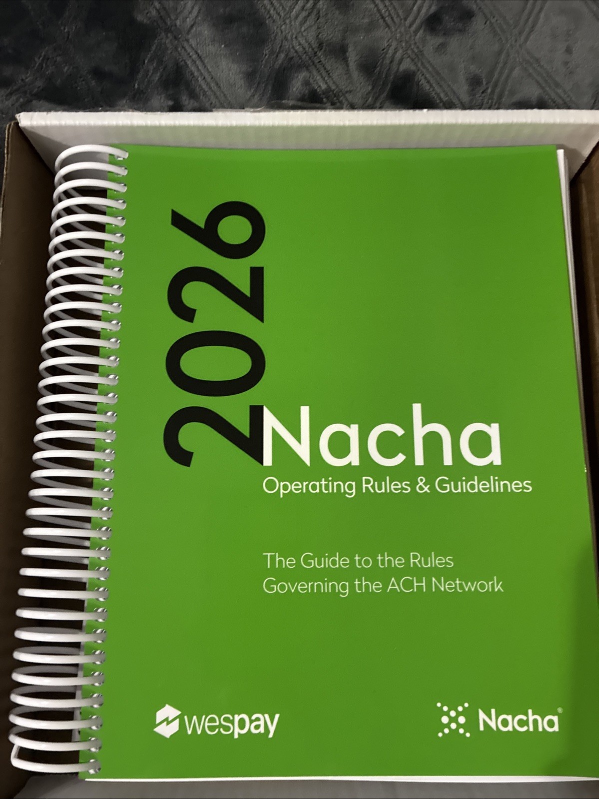 2026 Nacha Operating Rules & Guidelines- NEW IN THE BOX INDEX TABS INCLUDED