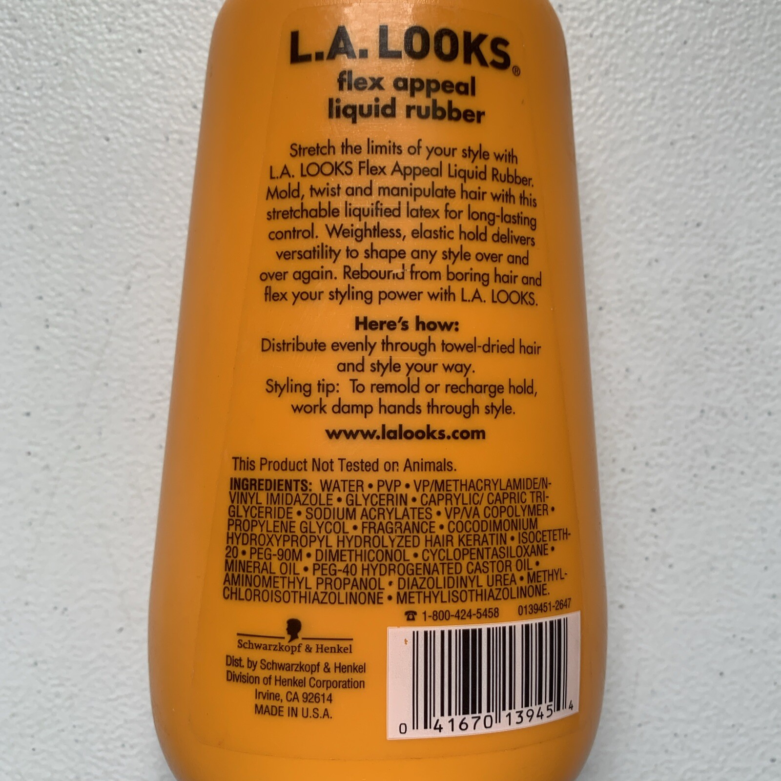 LA Looks Liquid Rubber Flex Appeal Gel Level 9 RARE Discontinued