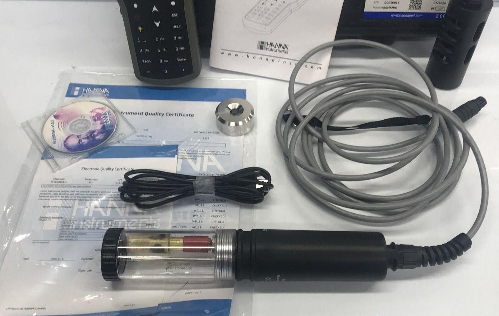 Hanna HI98196 Multiparameter pH/ORP/DO/Pressure/Temp. Waterproof Meter