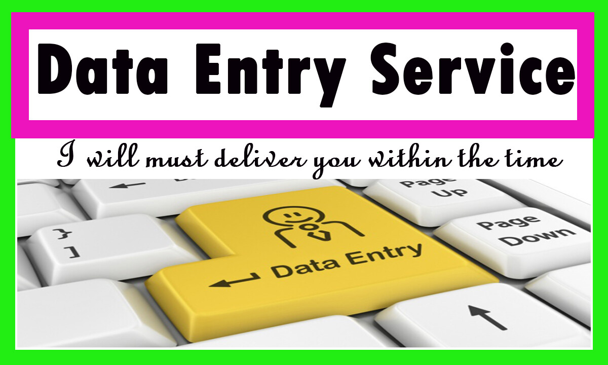 Providing all Data Entry Services-Word, Excel, Power Point