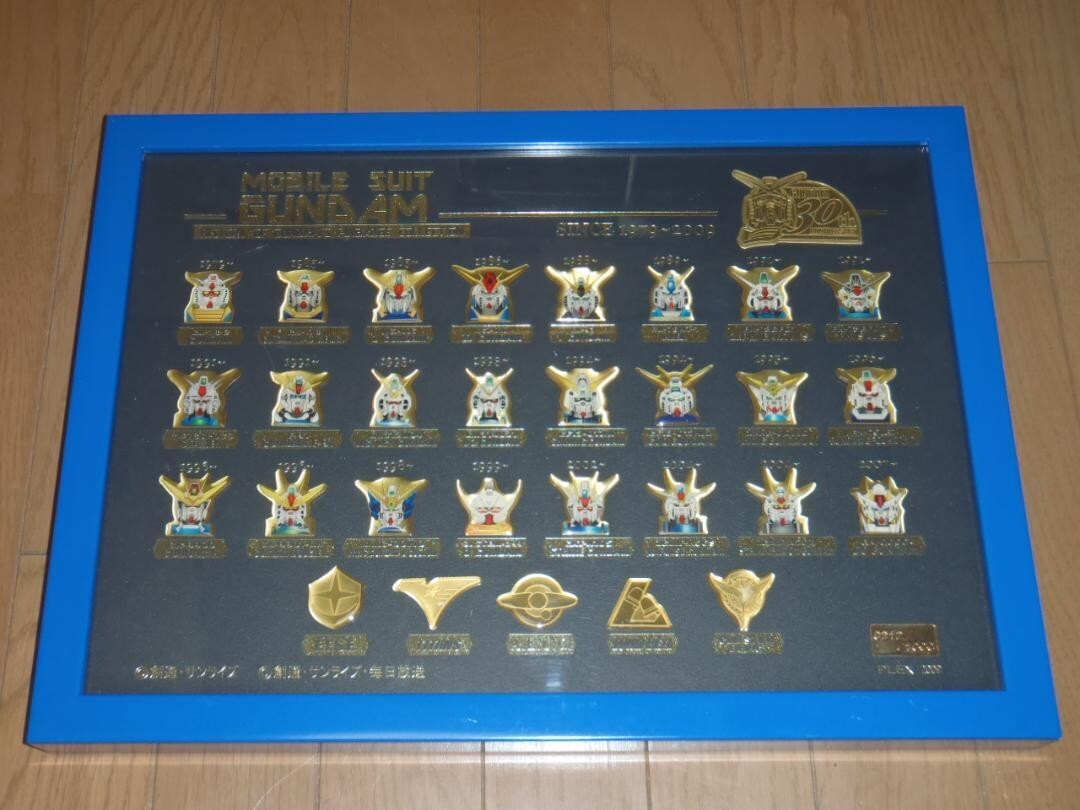 Mobile Suit Gundam 30th Anniversary History Pin Badge Collection Japan Limited