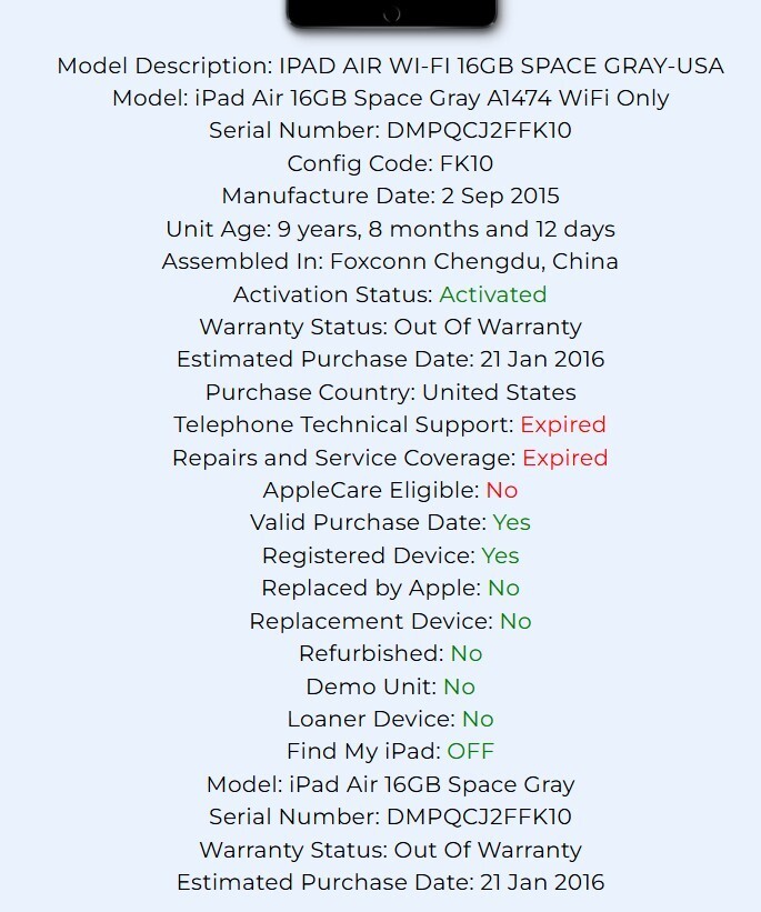 Apple service info Check SIMLOCK|BLACKLIST| ICLOUD STATUS|Carrier|Find My Iphone