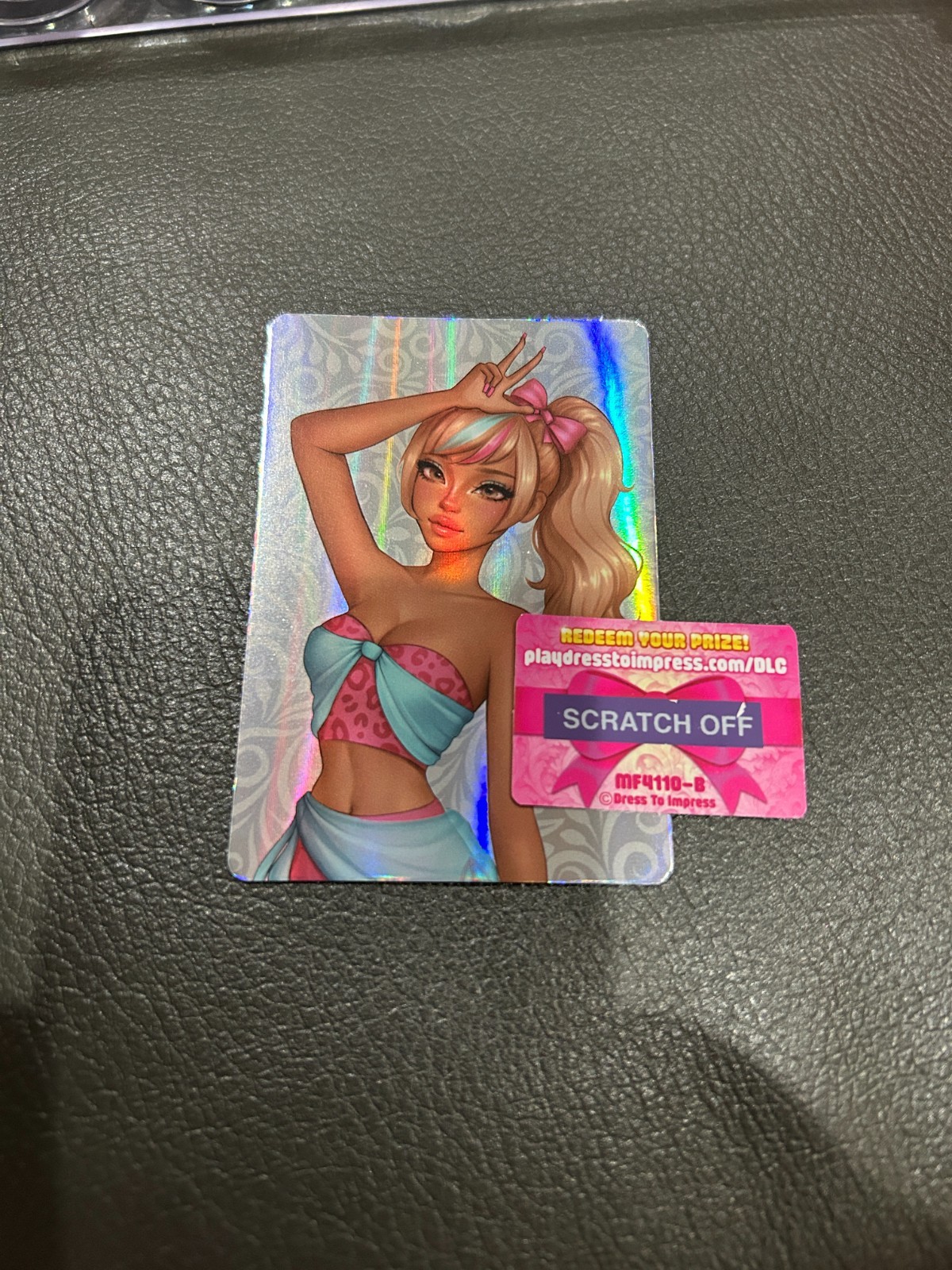 Dress To Impress Series 2 DLC Bubblegum Gal Toy Code B Sent Fast Via Ebay Msg