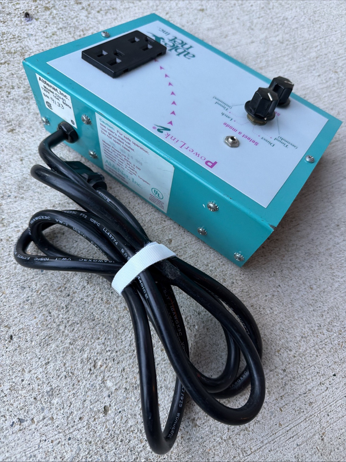AbleNet POWERLINK 2 Switch Controller – Base Unit ( Tested / Fully Functional )