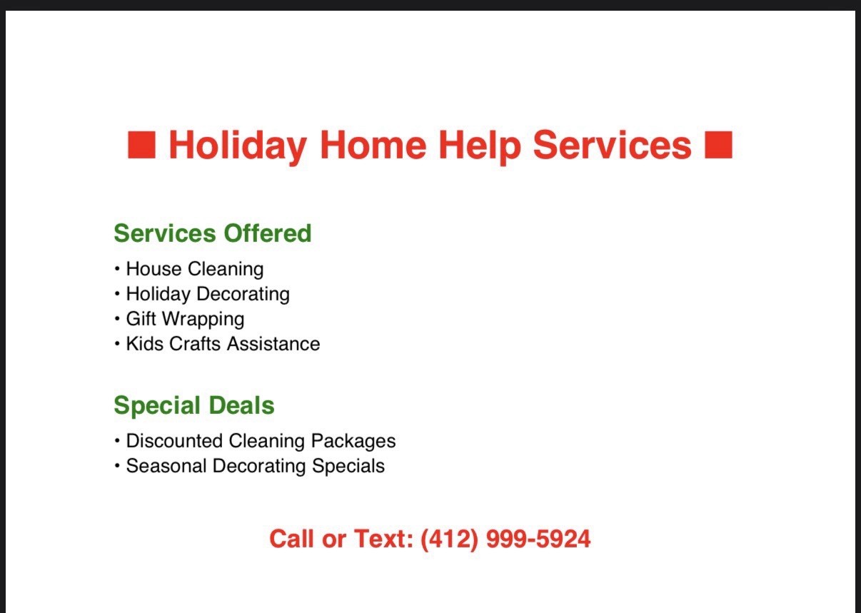 Holiday Home Help Services