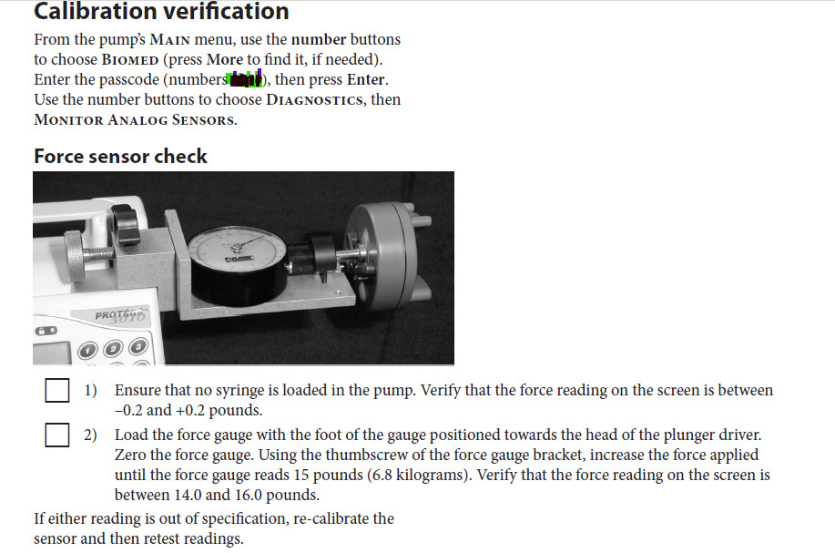 Medfusion 3500 pump Maintenance Recommended Service
