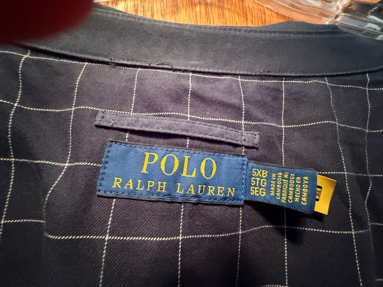 Polo Ralph Lauren Men’s Big & Tall Jacket Bi-Swing, Windbreaker 5XB Navy Blue