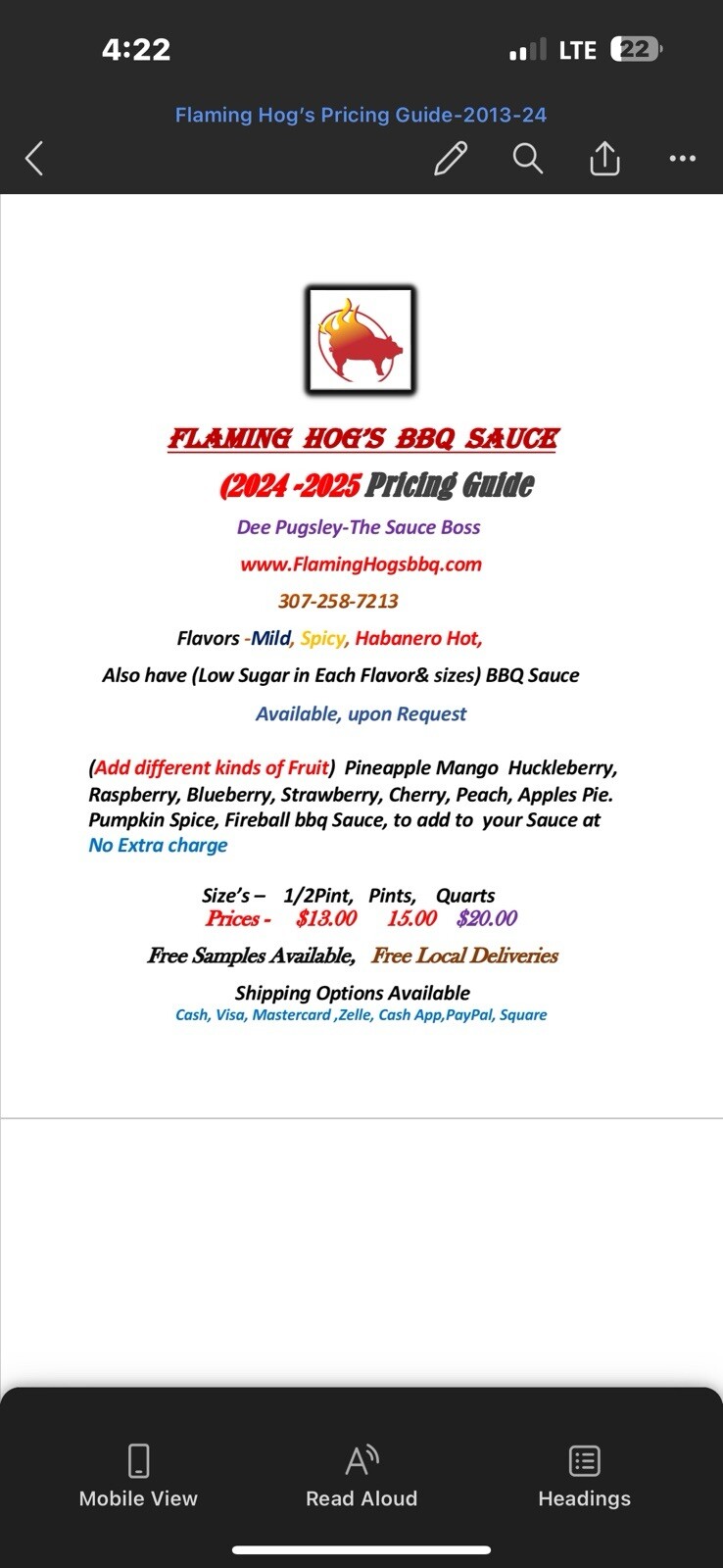 Flaming Hogs BBQ Sauce, Homemade All Natural Texas Cajun Style BBQ Sauce