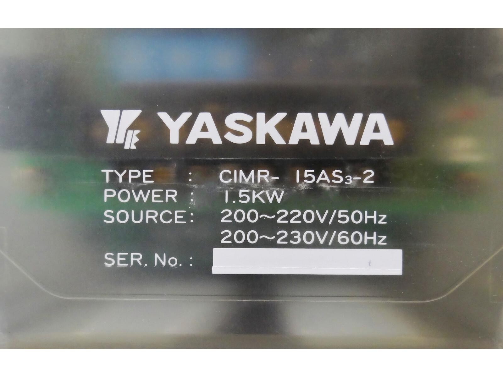 Yaskawa CIMR-15AS3-2 AC Drive Juspeed-F S300 Series (Repair/Repair)