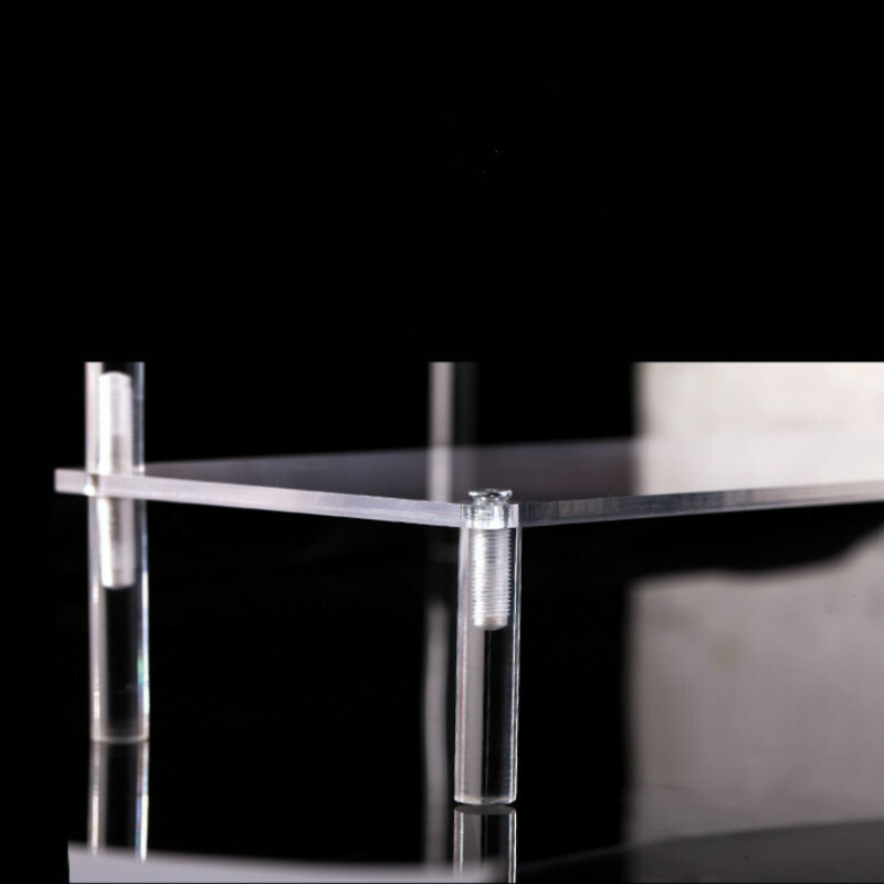 Acrylic Display Stand Toy Model Car Accessories Transparent Perspex Shelf