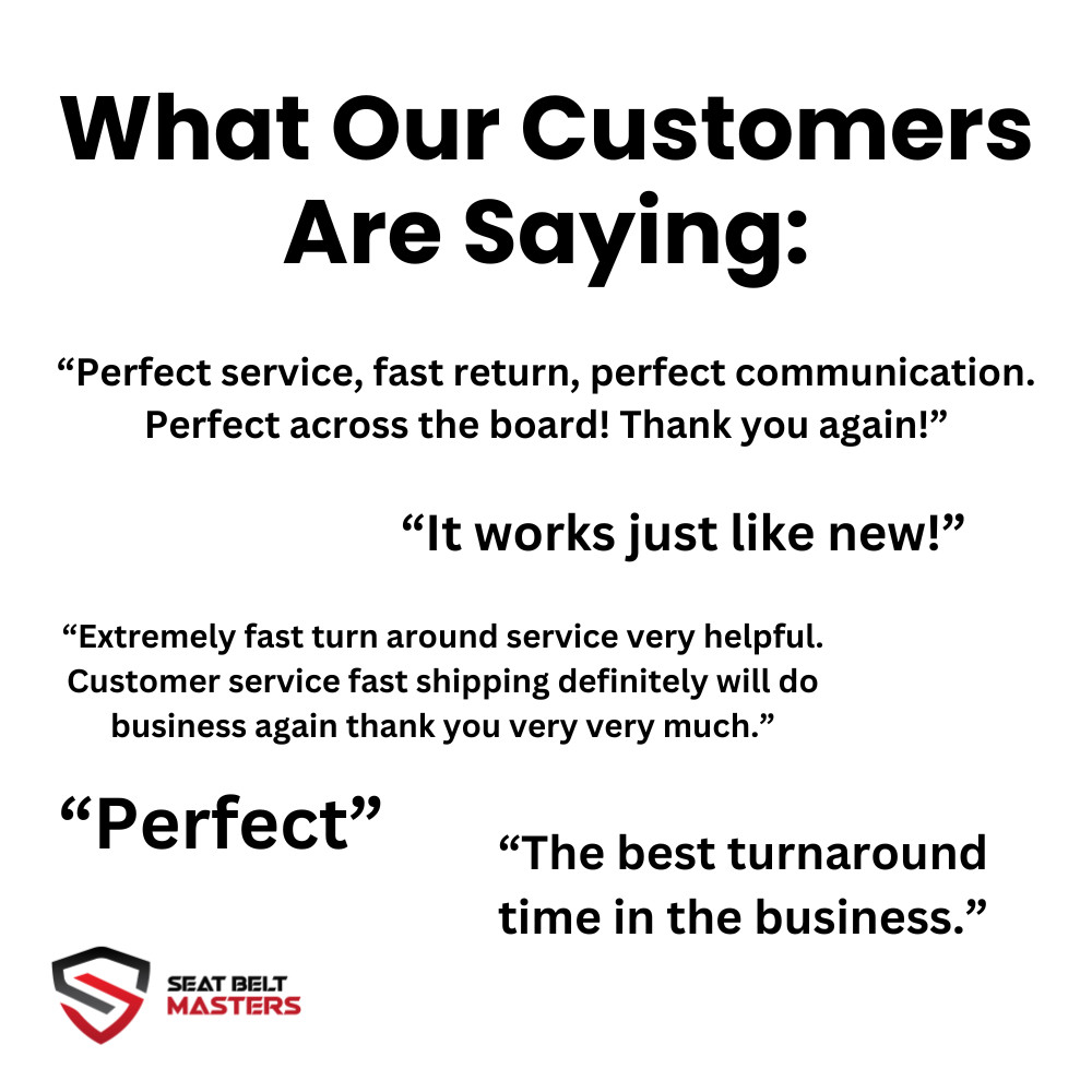 Chevrolet Seat Belt Tensioner Repair Service Mail-In 24HR Turnaround