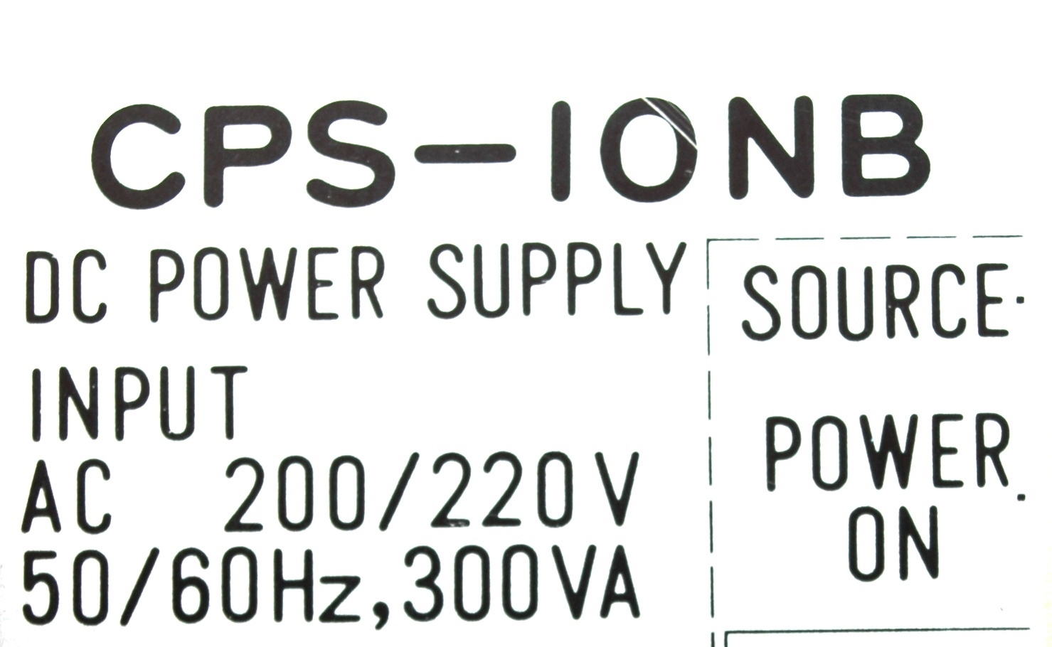 Yaskawa Power Supply CPS-10NB *REPAIR EVALUATION ONLY* [PZJ]