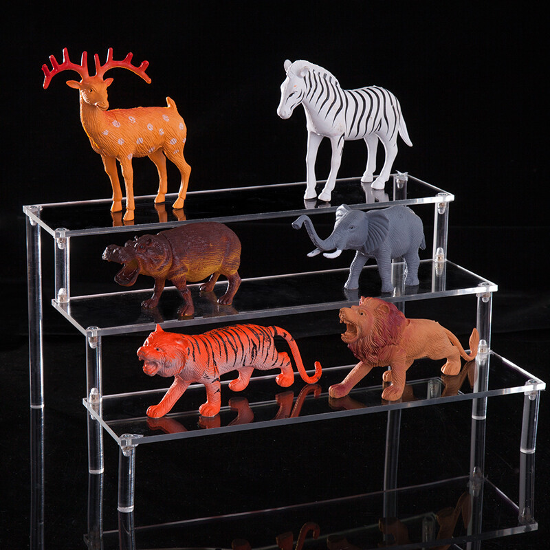 Acrylic Display Stand Toy Model Car Accessories Transparent Perspex Shelf