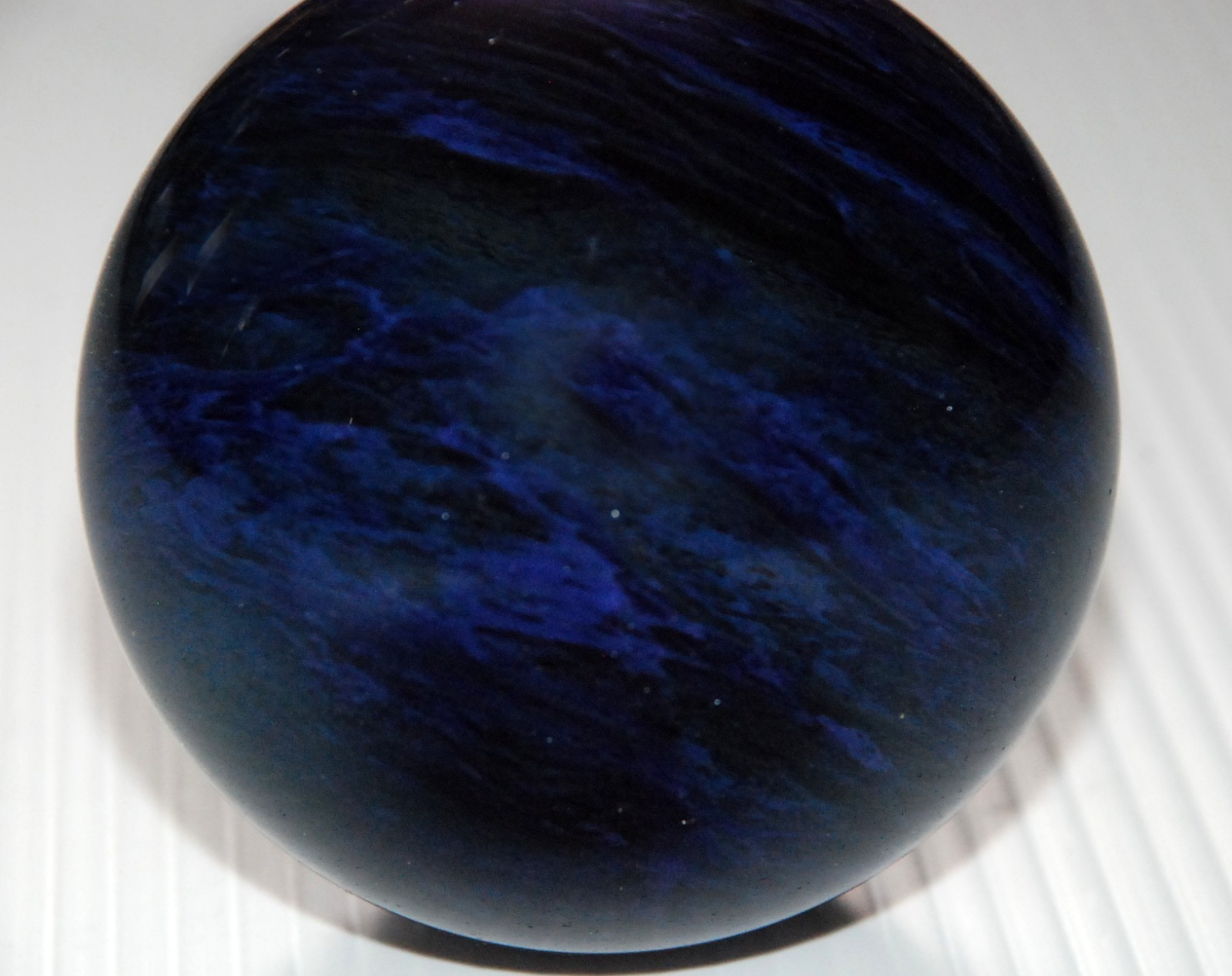 Dark Blue Mystic Sphere 75mm Dragon Pattern Orb Unique Spiritual Art Ball From J