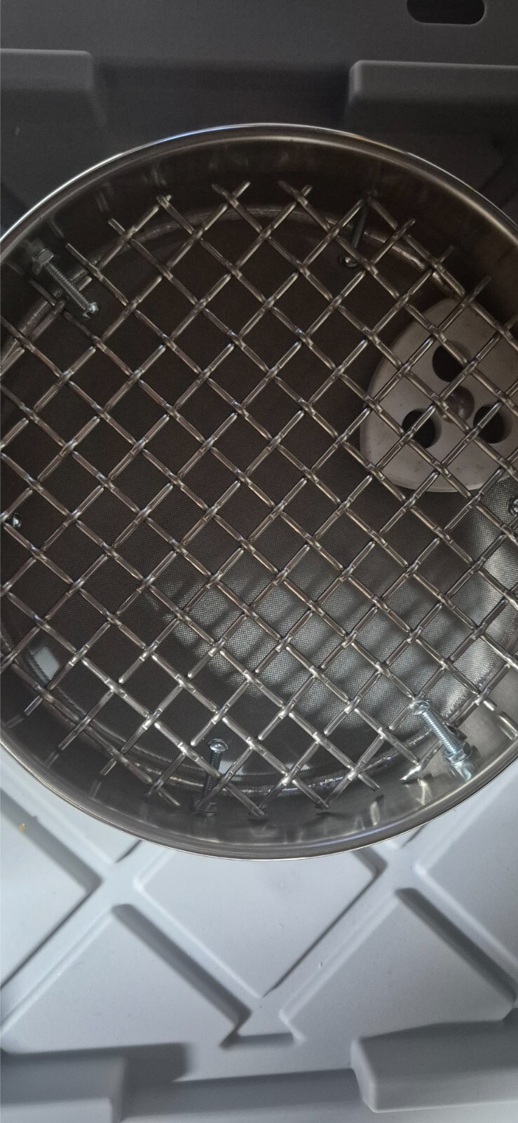 New Rotex 8 inch full height stainless steel 50 mesh tyler sieve with brush