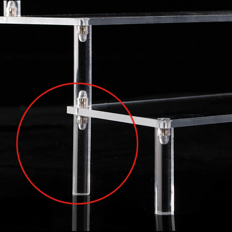 Acrylic Display Stand Toy Model Car Accessories Transparent Perspex Shelf