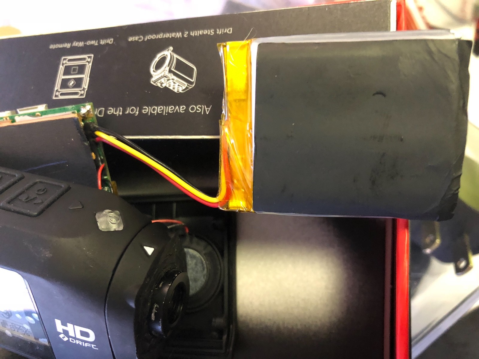 Drift Innovation HD Stealth 2 Stealth2 Camera Battery Replacement Service Repair