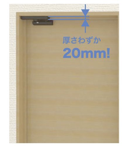 Sugatsune ‎LDD-S-R LBR Lamp Mark RAPCON Door Damper Light Brown Right