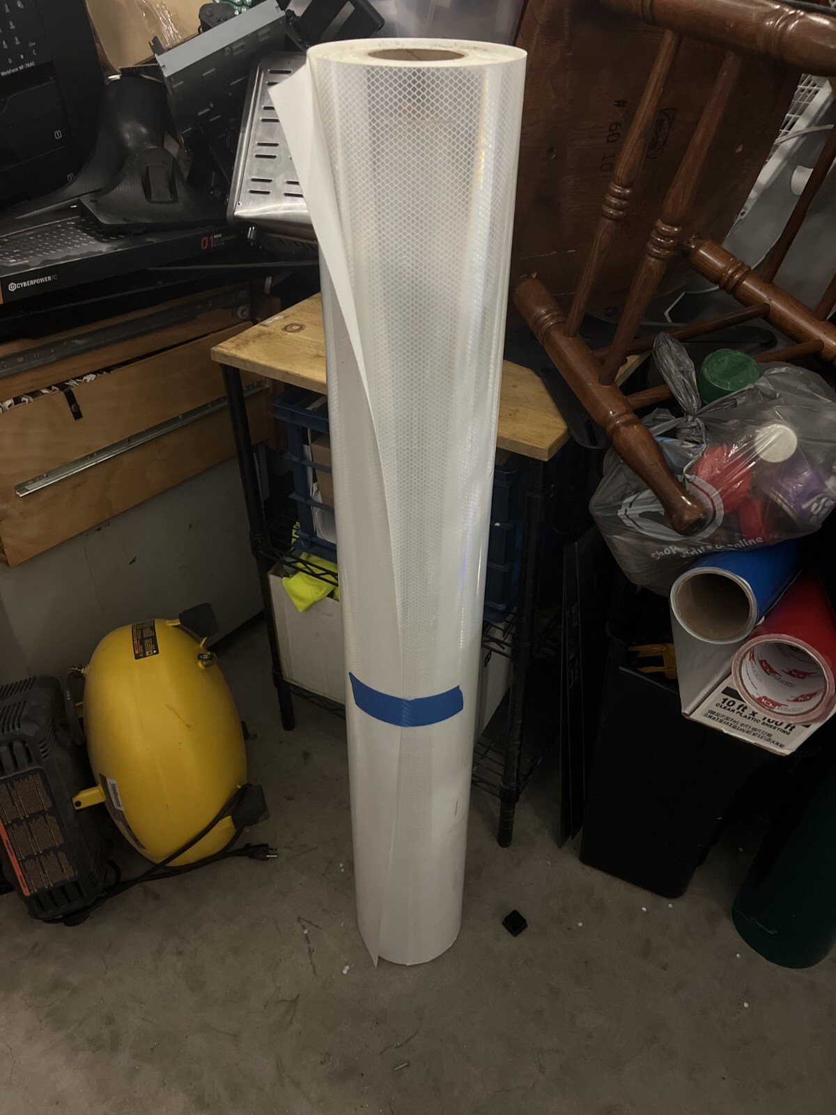 3M Diamond Grade DG³ Reflective Sheeting 4090 White, 48 in x 50 yd