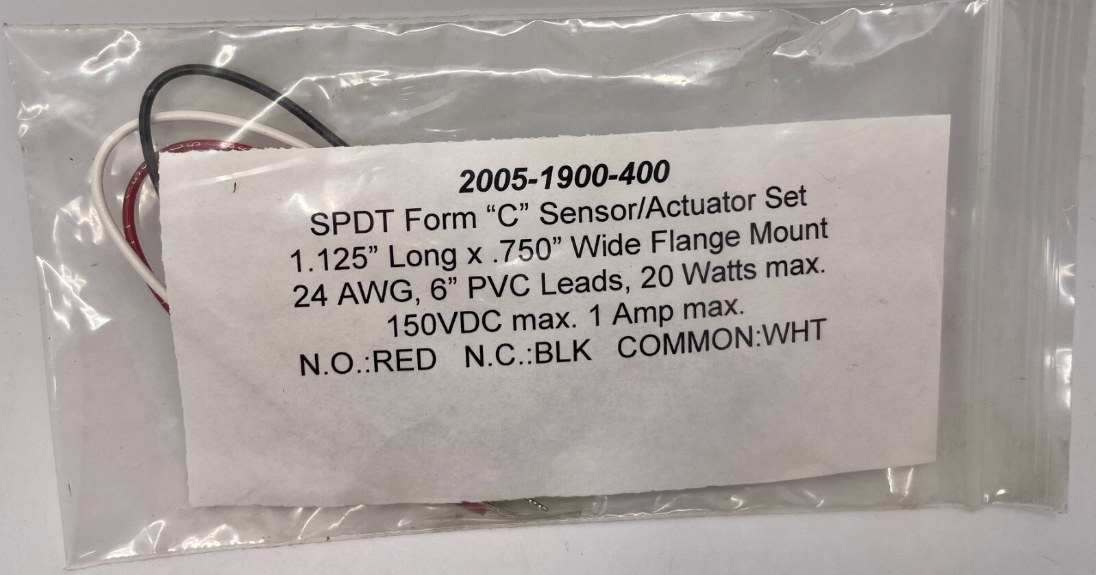 Magnetically Actuated Switch with Wire Leads