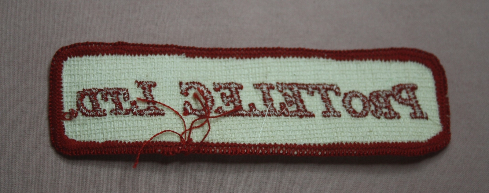 VINTAGE PROTELEC LTD. SAFETY SOLUTIONS HAT / JACKET PATCH WESTERN CANADA