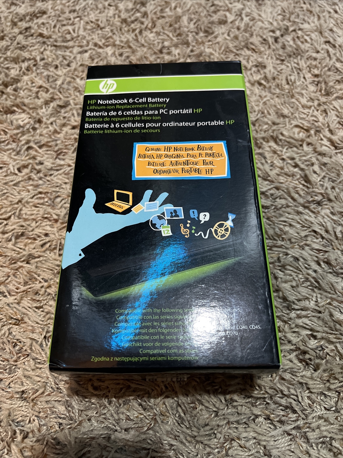 hp notebook 6-cell battery