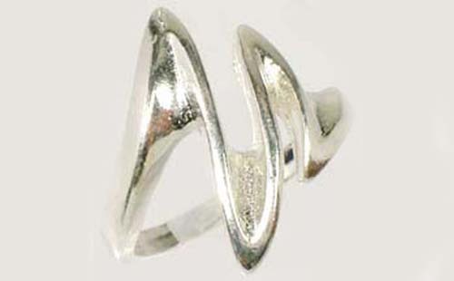HiQuality USA Sterling Silver Designer Ring Ancient Egyptian “Bones of the Gods”