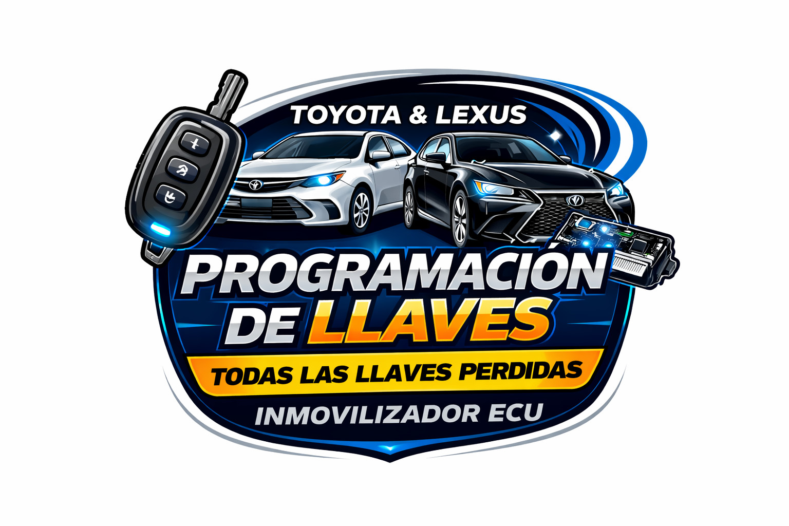 Lexus LX470 98-05 Key Programming All Keys Lost ECU Immobilizer w/ Remote Key