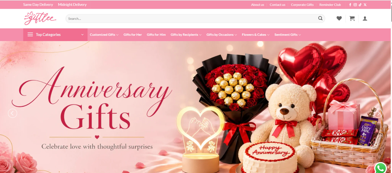 CUSTOM GIFT STORE WEBSITE DEVELOPMENT – PROFESSIONAL WORDPRESS GIFT SHOP DESIGN
