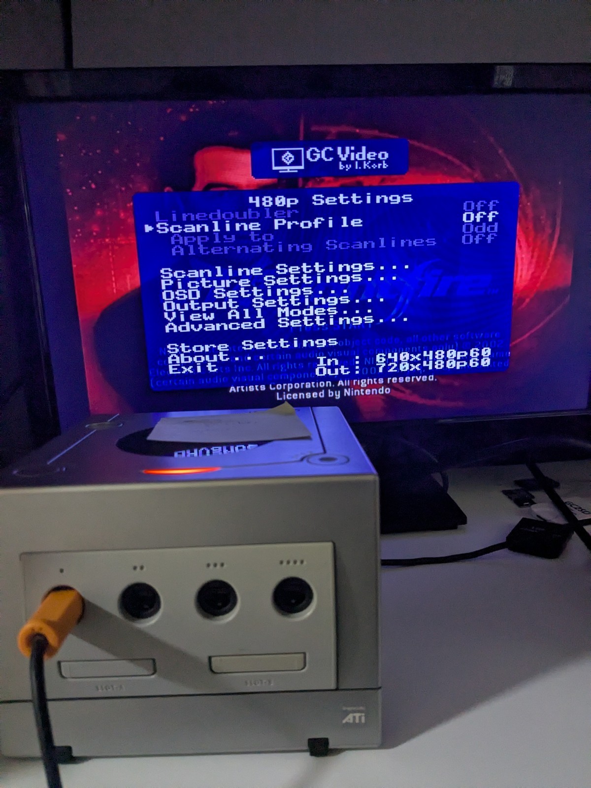 Send in service For Nintendo Gamecube DOL-101, Internal hdmi installation