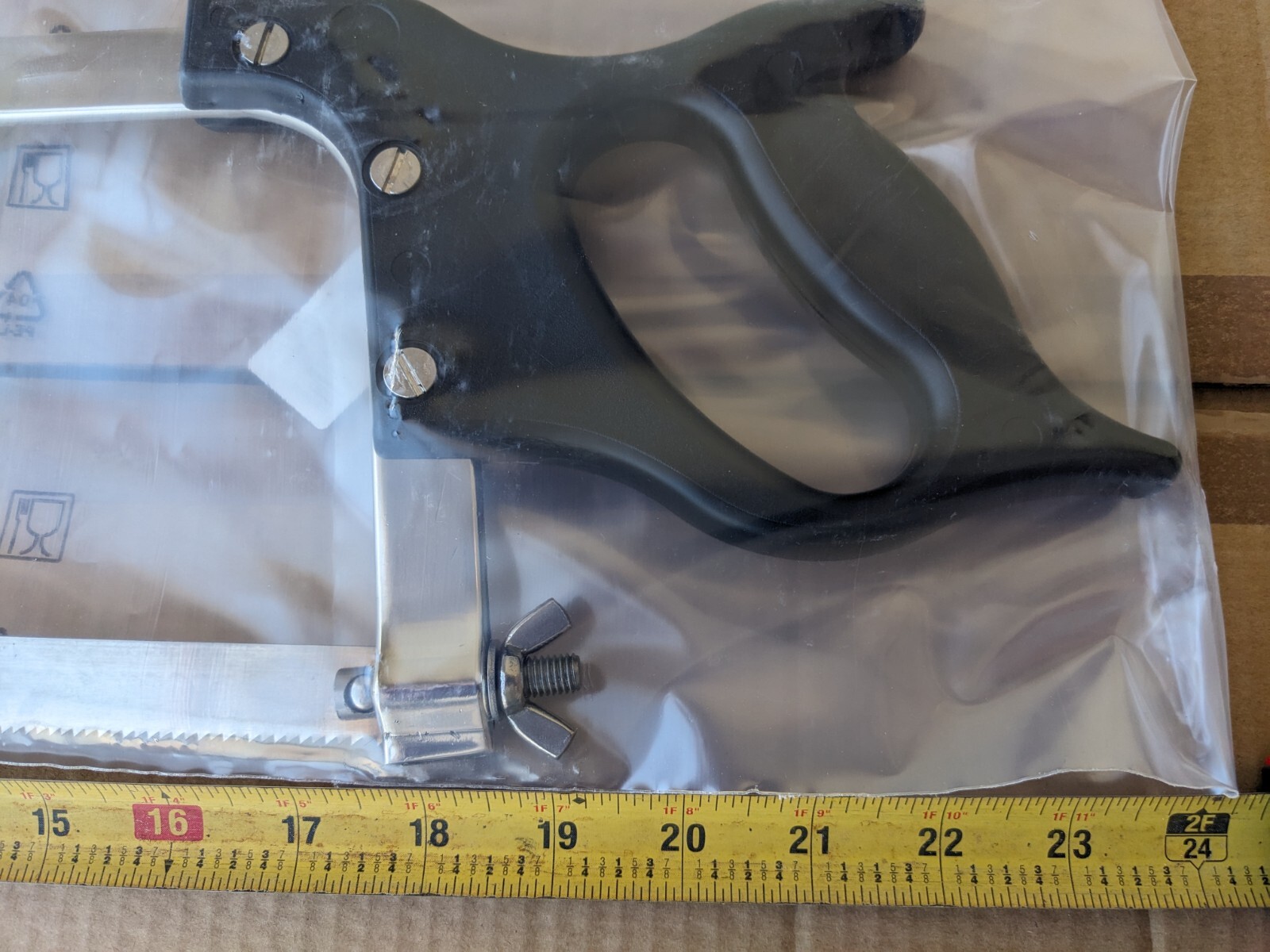 butcher frozen saw , Saw for frozen foods, stainless steel