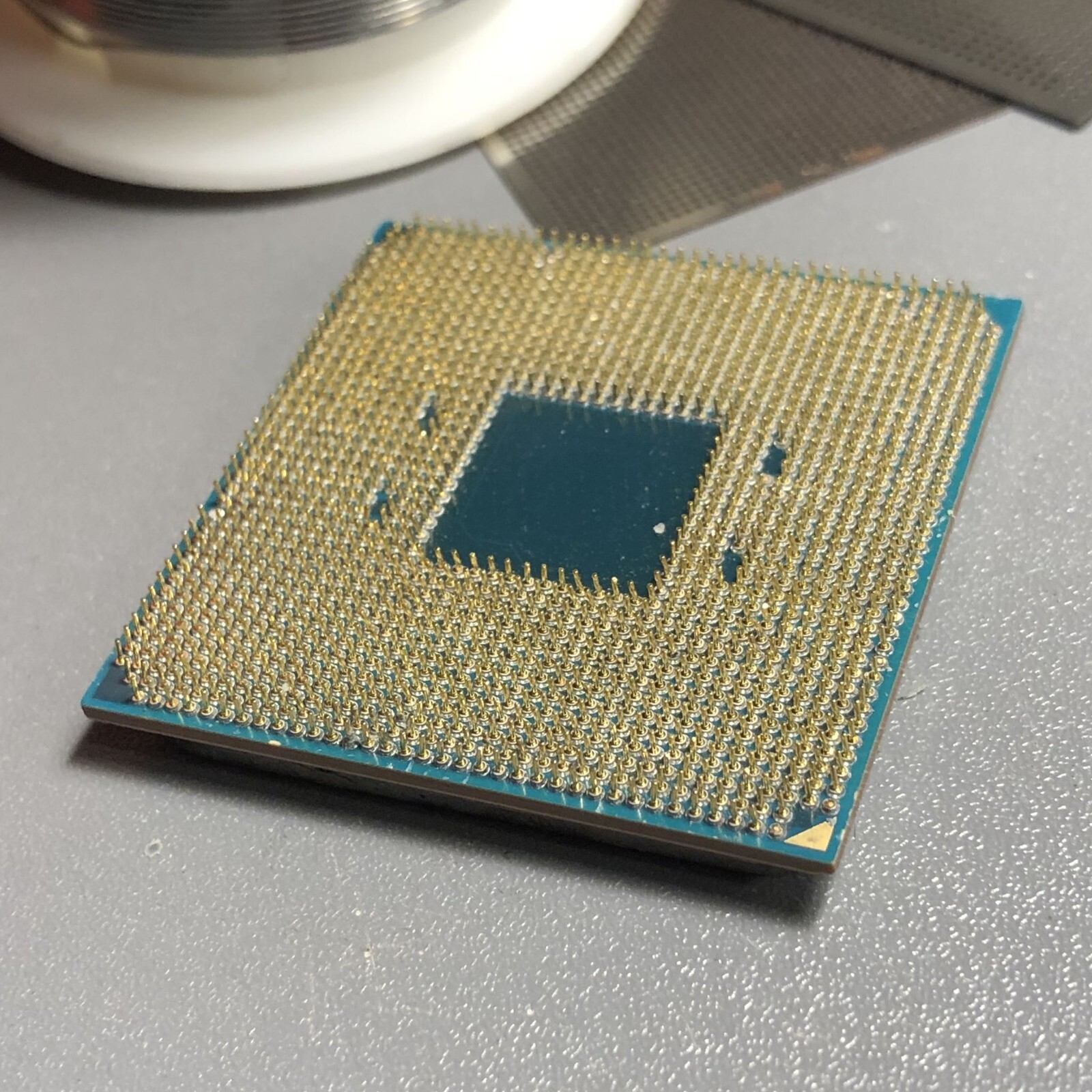AMD Ryzen CPU Pin Repair Service (Bent Broken and Missing Pads Repair)