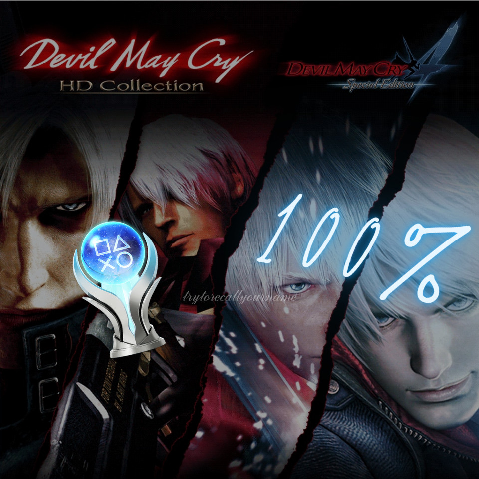 DEVIL MAY CRY 1,2,3,4 SPECIAL EDITION PS4/PS5 Platinum Trophy Service SPEEDRUN