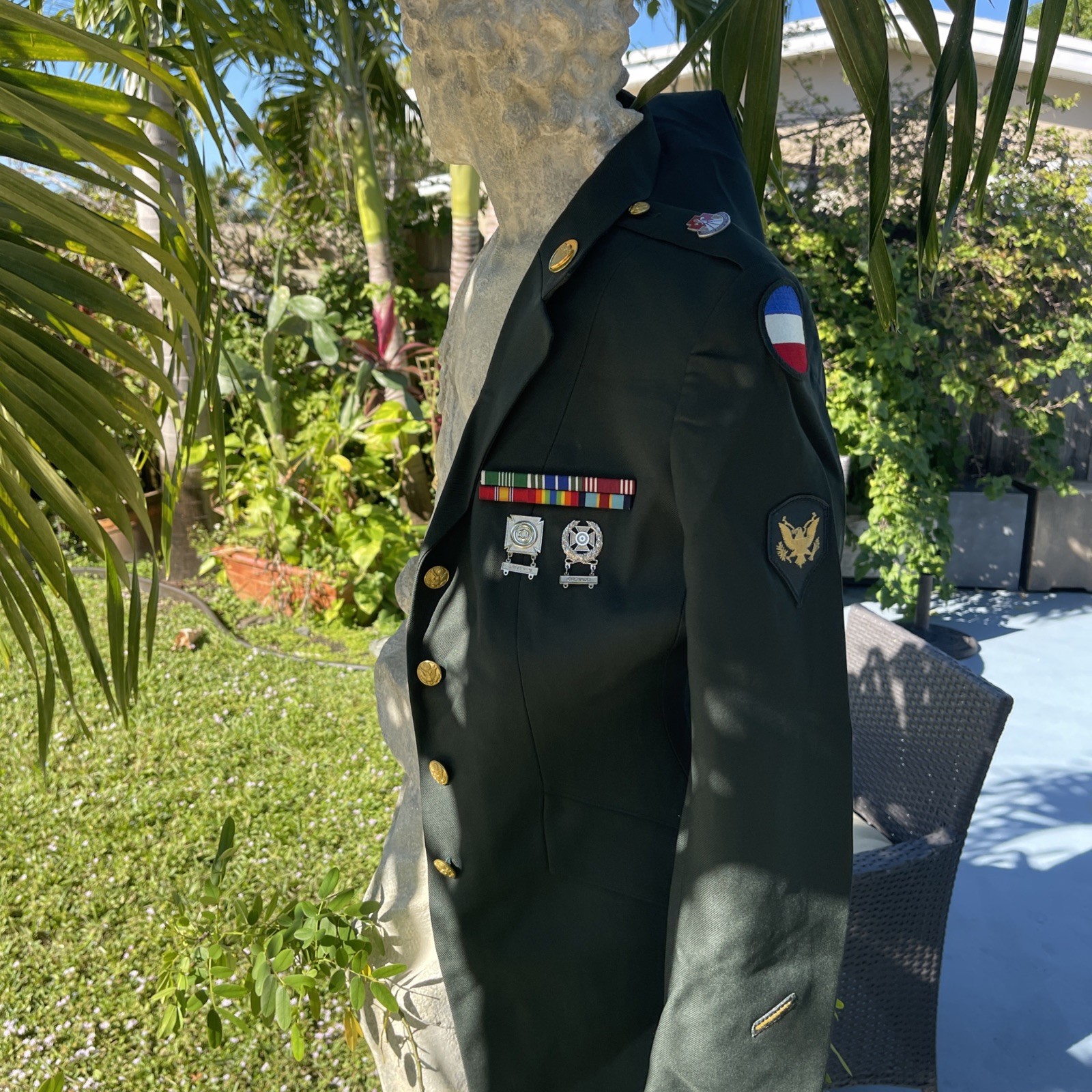 US Army Green Dress Service Uniform size 14 Patriot Classic Coat
