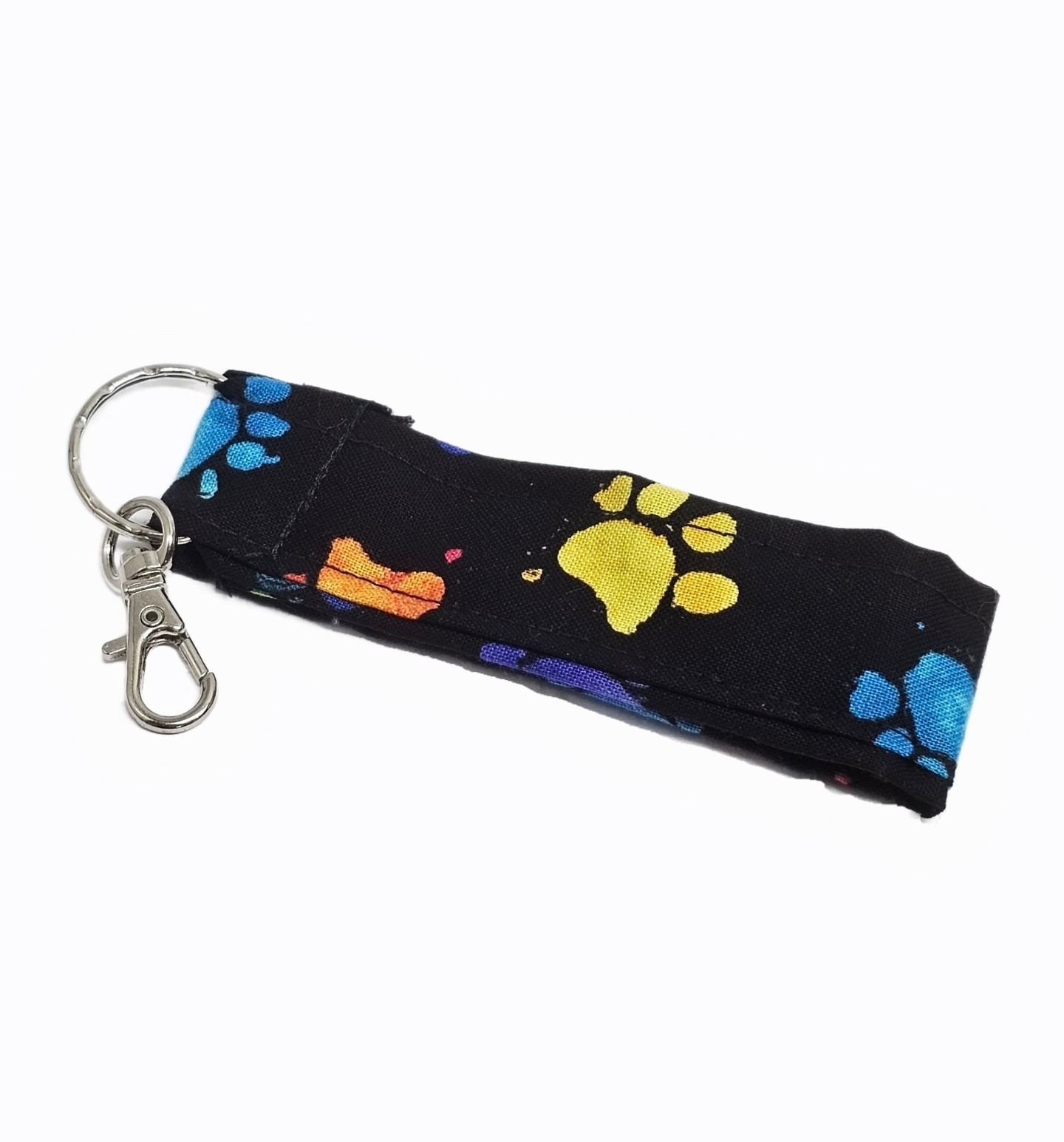 Dog Print Key Chain 3in
