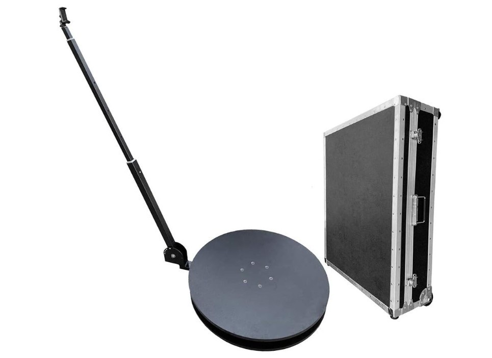 RevoSpin RM-4 Round 360 PhotoBooth (Manual Spin) & Case and Phone Mount