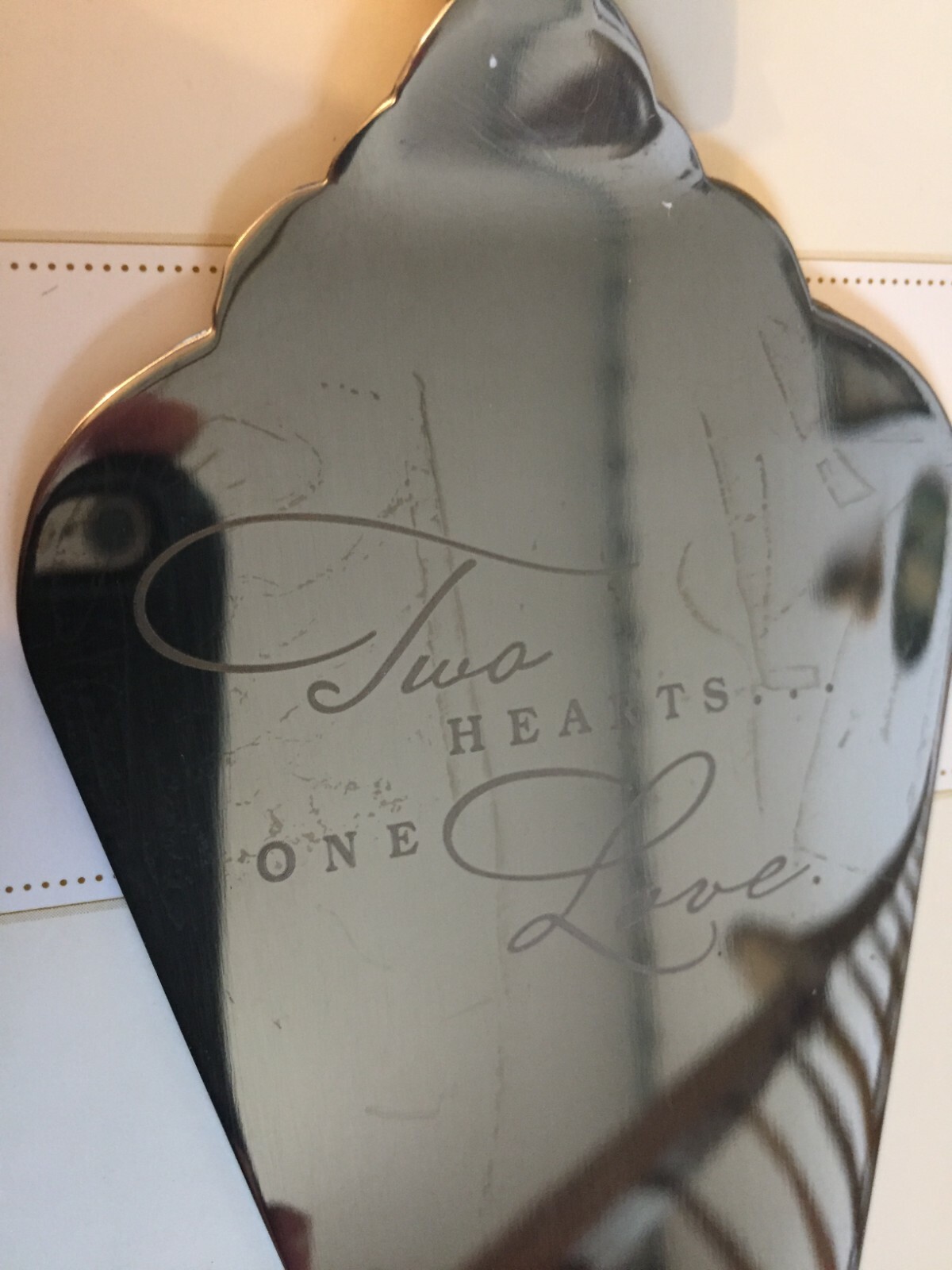 Hallmark Keepsake Wedding 3-piece Serving Set Two Hearts-One Love FREE SHIP