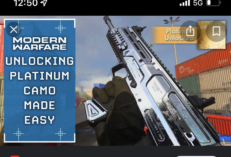 Call of Duty Modern Warfare Camo Services