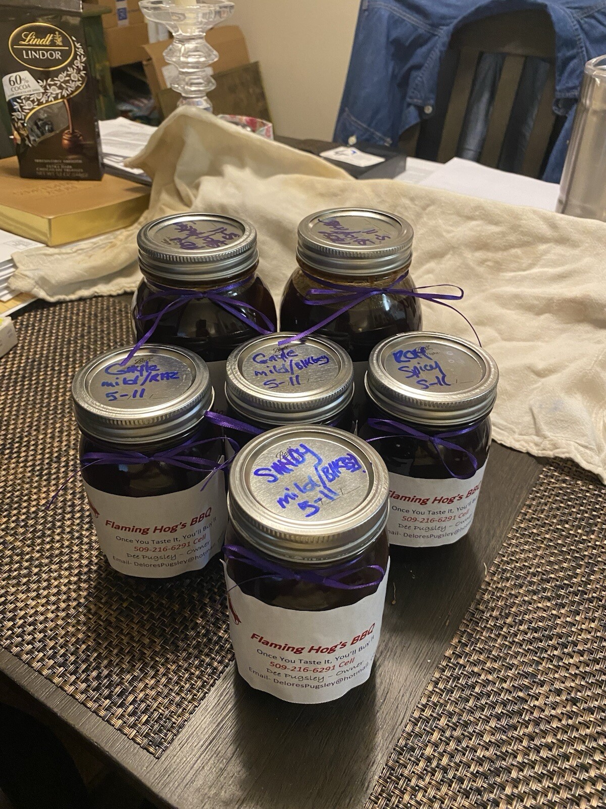 Flaming Hogs BBQ Sauce, Homemade All Natural Texas Cajun Style BBQ Sauce