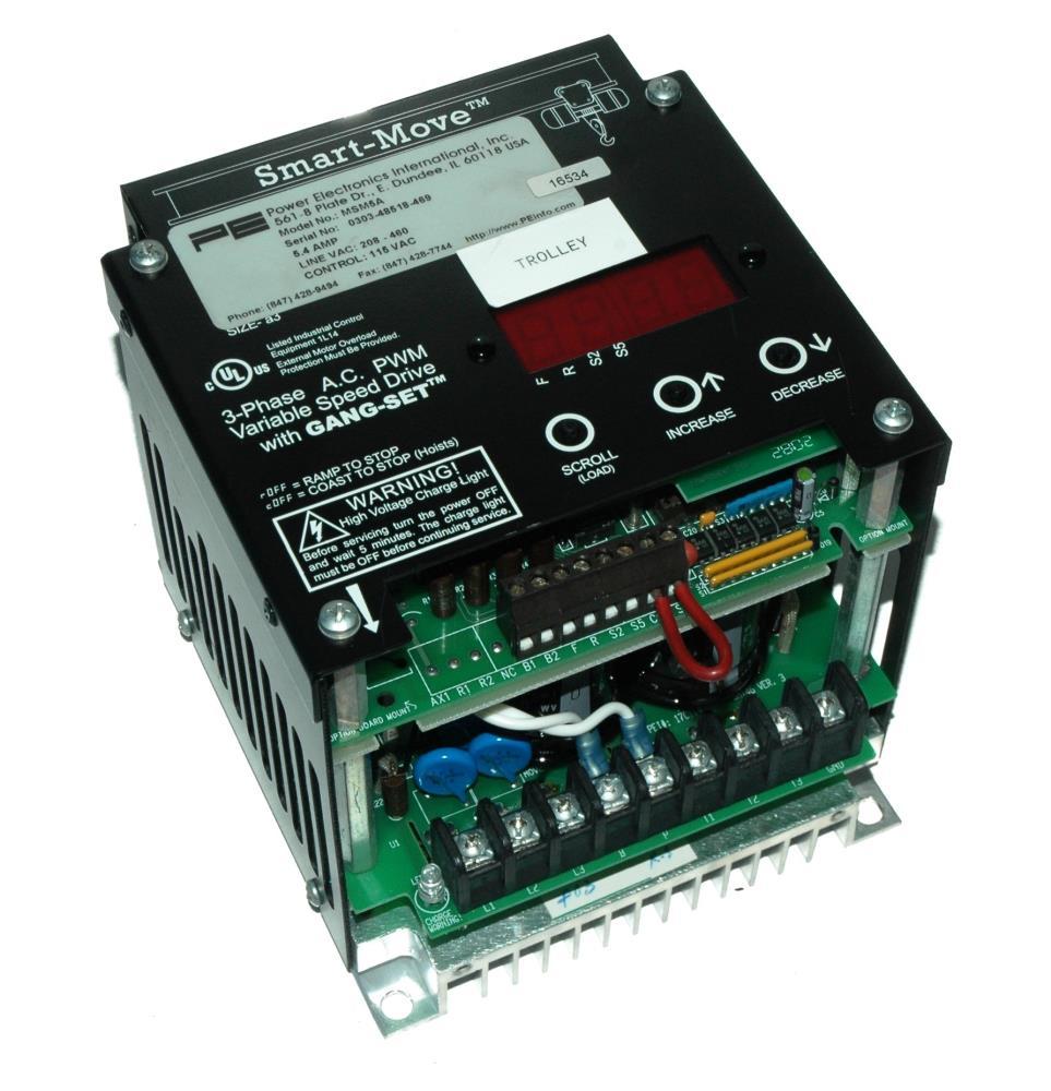 Power Electronics Crane Inverter ​​​​​​​​MSM5A *REPAIR EVALUATION ONLY* [PZJ]