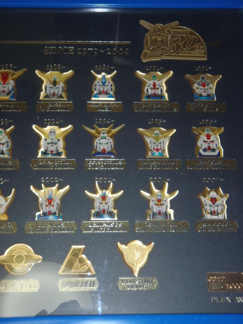 Mobile Suit Gundam 30th Anniversary History Pin Badge Collection Japan Limited