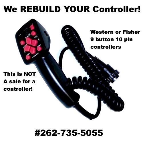 REBUILDING SERVICE – WESTERN FISHER SNOW PLOW 10 PIN 9 BUTTON CONTROLLER REPAIR