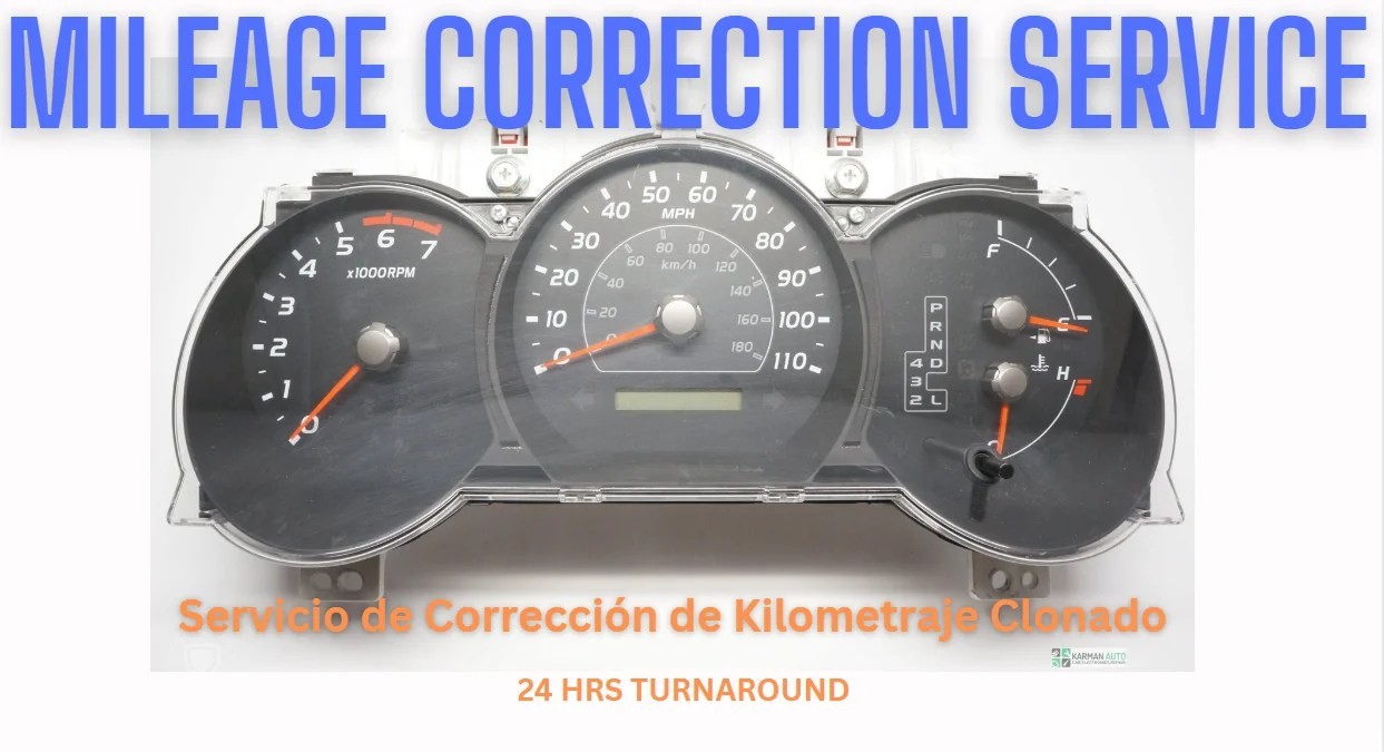 Audi A4 Instrument Cluster Mileage Correction Service