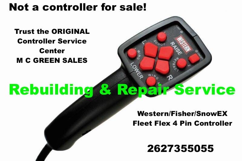 REBUILDING SERVICE – FLEET FLEX FISHER WESTERN SNOW PLOW 4 PIN CONTROLLER REPAIR