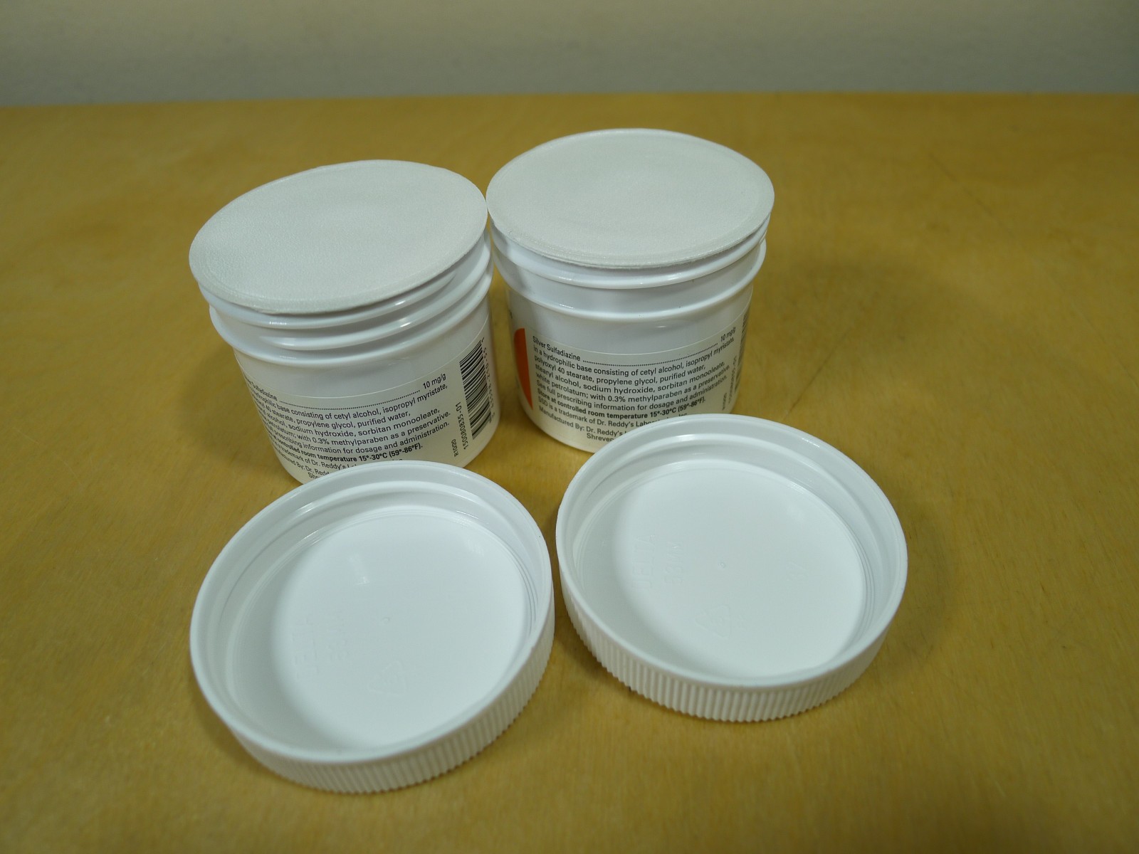 2 Jar Lot SSD SILVER SULFADIAZINE CREAM Reddy’s NEW UNOPENED
