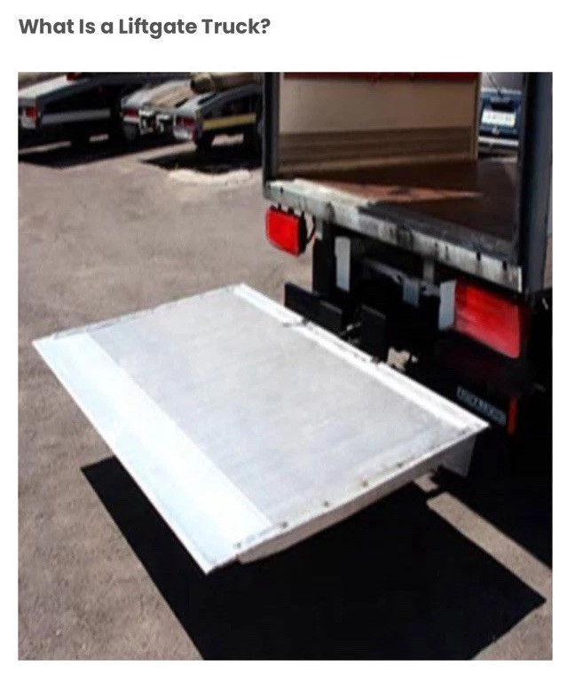 $75 Lift Gate Fee