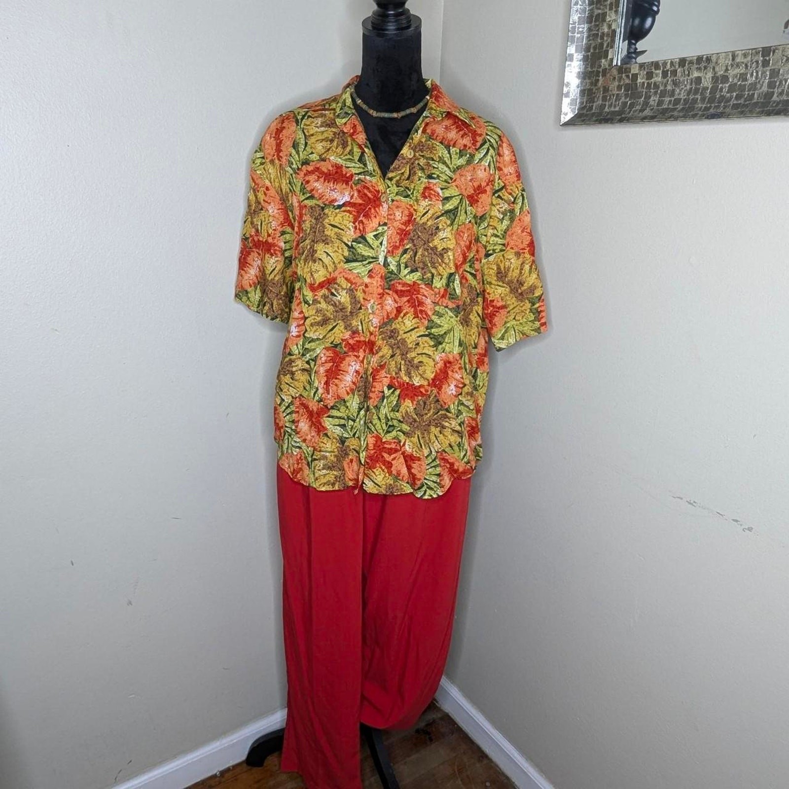 Bobbie Brooks tropical set size Large