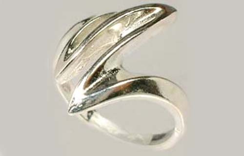 HiQuality USA Sterling Silver Designer Ring Ancient Egyptian “Bones of the Gods”