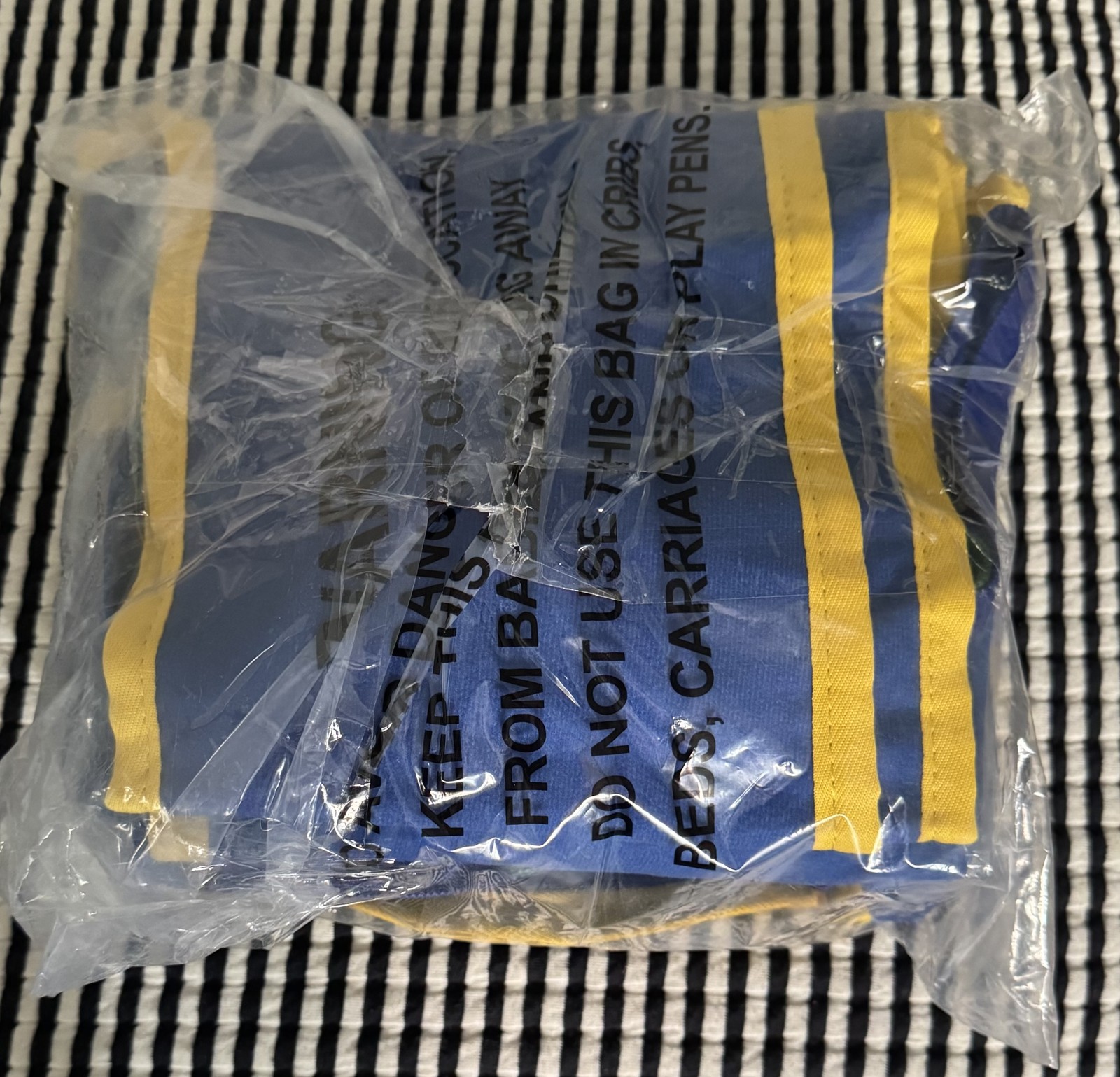 ToHiYWZ Blue & Yellow Patient Lift Sling – Size M, 450 lb Capacity