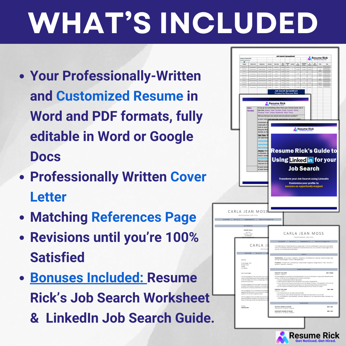 Experienced Professional Resume Writing EXPERT 2-Page Resume +Cover Letter: $149